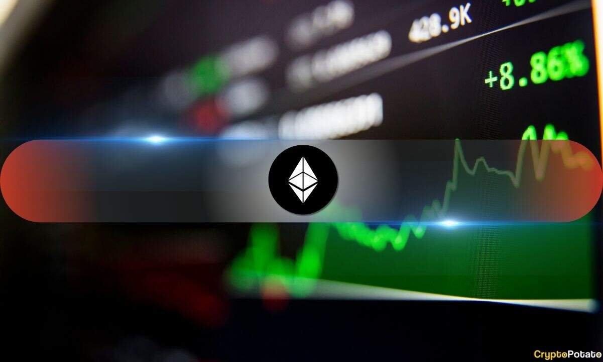 Astaanta Ethereum oo dul saaran garaaf suuqa crypto ah.